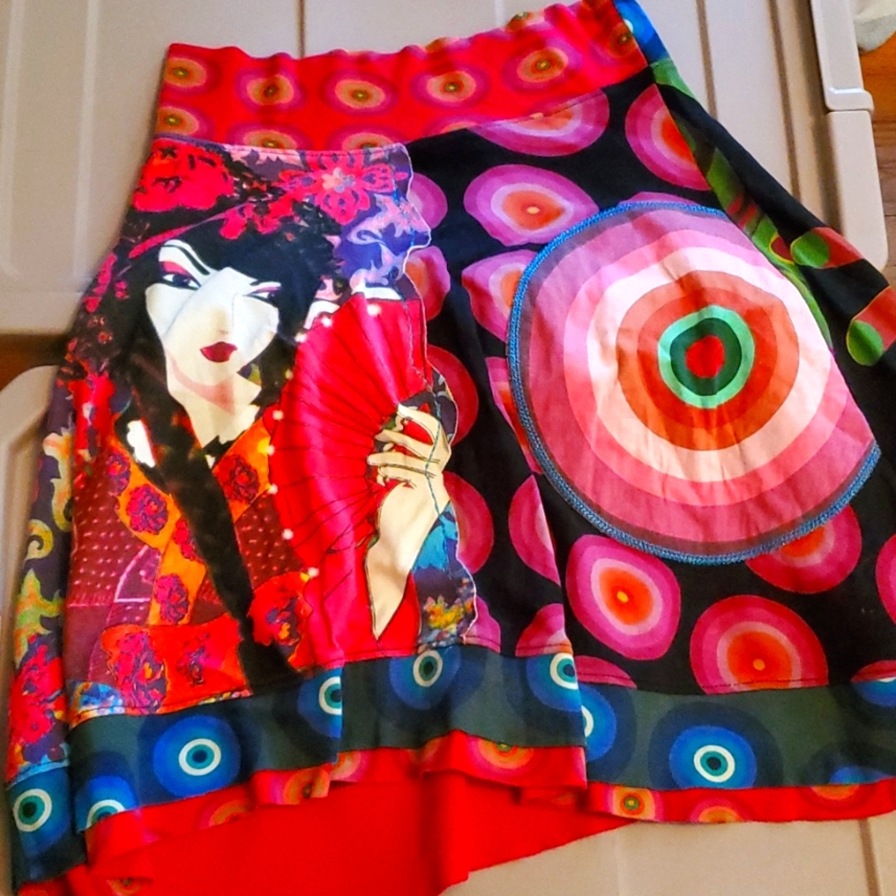XS double-sided skirt desigual